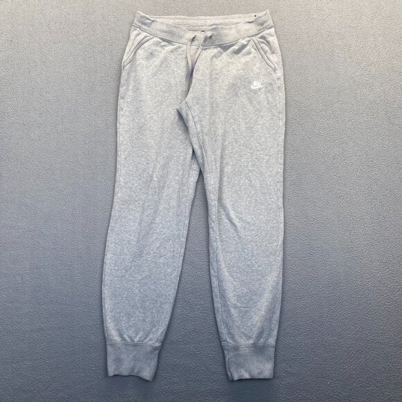 Nike Pants UNISEX Teens Sportswear Club Joggers Gray Size Large,Drawstring - Picture 1 of 11